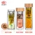 Import Oem thick bottom portable tea drinking bottle double wall glass water bottle to go with infuser  for water from China