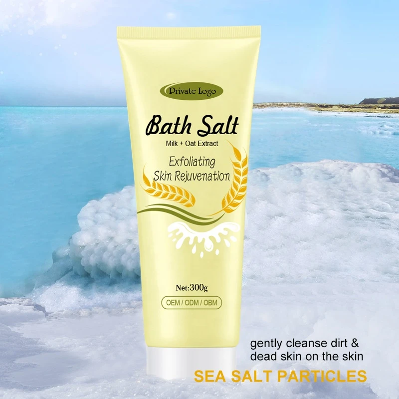 OEM/ODM Private Label Wholesale Herbal Natural Milk Bath SaltExfoliating Skin Tightening Scrub Sea Salt Bath