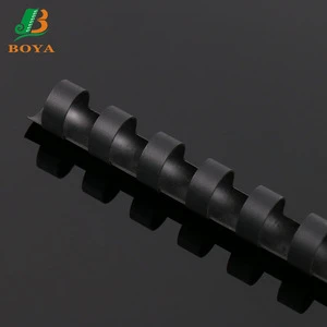 Office And School Supplies Good Quality Spiral PVC Plastic Binding Comb,Comb Binding Rings,Plastic Binding Wire