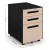 Import Office Moving Files Steel Cabinet 3-drawer Trolley Pedestal File Cabinet Office Furniture Filing Cabinet Storage Metal Acceptale from China