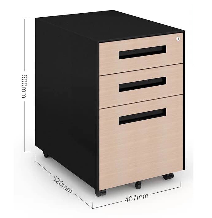 Move File Cabinets Buy Office Moving Files Steel Cabinet 3-drawer Trolley Pedestal File ...