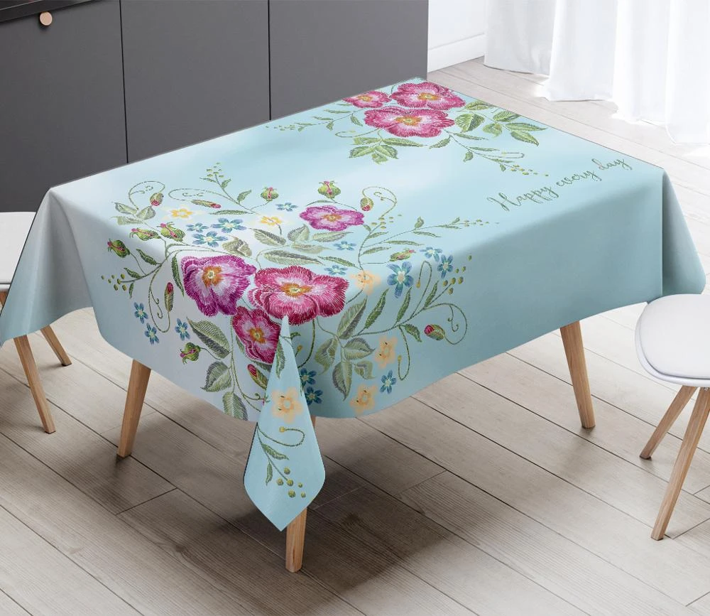 Oilcloth Tablecloths with Beautiful Printed 140x200cm