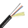Outdoor FTTH FTTX Single Mode Multi 2 4 8 core armored fiber optic cable Flat Drop Cable with two FRP Fiber Optical cable