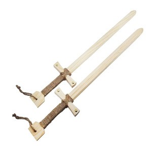 Outdoor gymnasium play item lightweight stable wooden sword for children