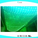 outdoor programmable stage used led curtain display video screen