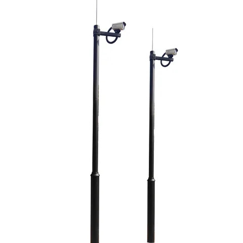 Buy Outdoor Steel Post Telescopic Bullet Pole Mount Enclosure Cctv ...