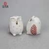 Owls Statues House Warming Gift Combined Figurine Statues Tabletop Shelf Ceramic Ornaments Home Decorative Collectible Figurine