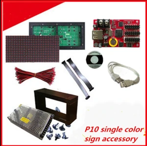 P10 Outdoor/Semi-Outdoor LED Message Display for Door Head xxxRed Color Moving Message LED Display Board