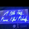 Party sign neon signage acrylic neon sign flex led light