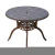 Import Patio metal anti rust outdoor cast aluminum table and chair combination outdoor furniture Metal Table Chair from China