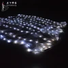 Performance Prop Accessories Light up LED Fans Belly dance LED silk fan veil for Festival Carnival