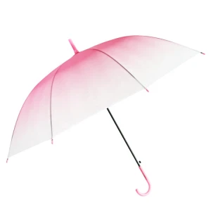 Personalized Advertising Cheap Transparent Rain Umbrella with Printing