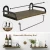 Import Pine Wood Floating Shelves Set of 2  with blocking bar and towel rack, New Design Wall Mounted Floating shelves from China