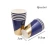 Import Plaid Style Gold and Navy Party Tableware Kit Supplies for Baby Shower Birthday from China