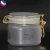 Import Plastic Body Butter Square Jars Empty Cosmetic Skin Cream Frosted Or Clear Plastic Jar 300 G from China
