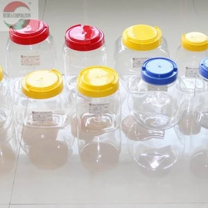 plastic jar 300 ml plastic jar with handle