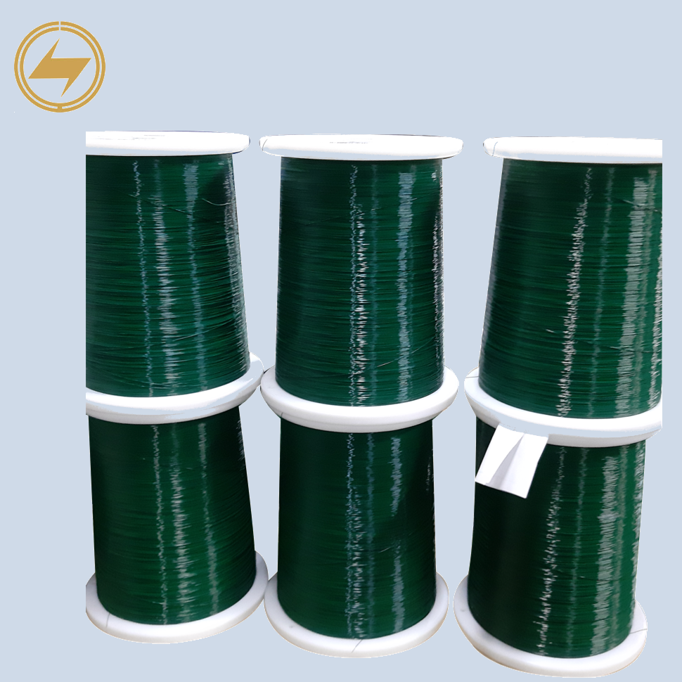 Polyester Self Adhesive Transformer Blue Copper Magnet Wire Three Layer Insulated Copper Wire