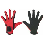 Polyester shell leather palm Equestrian Horse Riding Glove