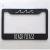 Import Popular car number license plate frame wholesale car license plate frame from China