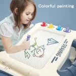 Portable Magnetic Drawing Board Toys Kids Colorful Erasable Art Painting Learning Doodle Board Early Educational Toys Set