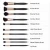 Import Portable Multi-Function Cosmetic Foundation Make Up Brushes 10 Pcs from China