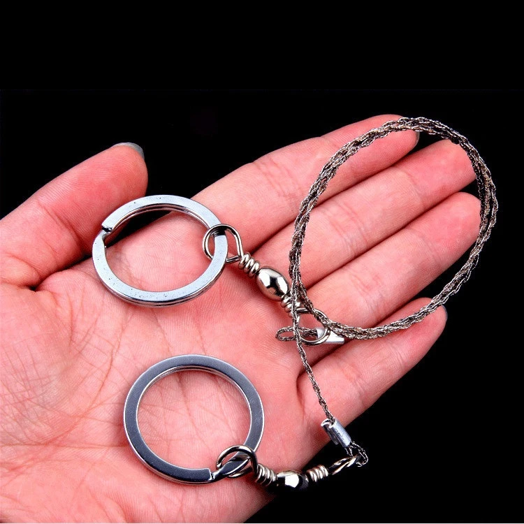 Portable Practical Emergency Steel Wire Saw Emergency Outdoor Hiking Camping Survival Tool