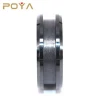 POYA Jewelry Cheap Black 8mm Blank Tungsten Carbide Wedding Ring For Inlay