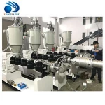 PPR three layers pipe fiber glass making machine / PPR glass fiber pipe co-extrusion plastic machine