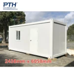Prefab cheap factory supply 20ft 30ft container office modular living room for sale