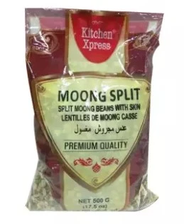 Premium Quality Kitchen Xpress Moong Dal (Green&amp; White) 500g With A Variety Of Lentils