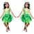 Import pretty cheap green flower fairy girl Halloween Party Costume from China