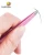 Import Private label cheap pink eyebrow tweezers with tube package from China
