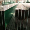 Producing max jumbo size tempered glass cut to size