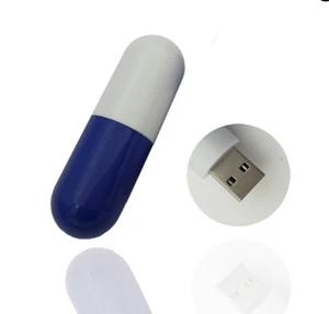 Production business gifts  Manufacturer customized LOGO USB2.0 USB3.0 colorful pill plastic usb flash drive
