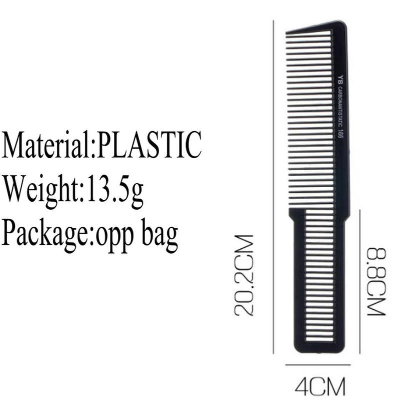 Professional Hair Comb Flat Head Anti-static Cutting Combs for Salon Styling Sectioning Haircut Tool