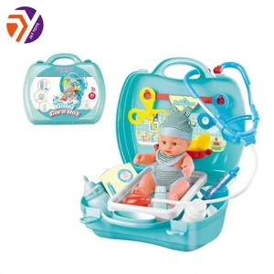 Professional Happy House Doctor Pretend Play Set Toy With Trunk