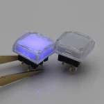 Professional production R2901 Through Hole 6 pin led push button switch