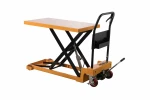 Professional warehouse cargo handling equipment Max Lift Height 800mm  Scissors Lift Table 300KG Elevating Work Platform
