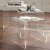 Import Promotional acrylic side table black end table reading coffee table for home from China