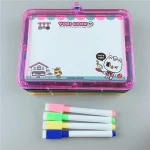 Promotional colorful whiteboard with pvc frame , children arts and crafts writing board