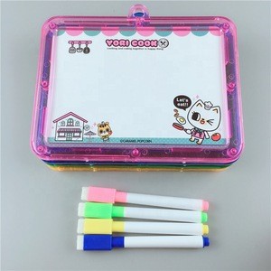 Promotional colorful whiteboard with pvc frame , children arts and crafts writing board