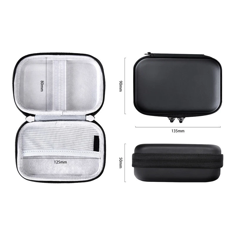 PU Custom Mini Hard Camera Case Waterproof Portable EVA Video Camera Bag With Pocket