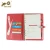 Import pu leather cover notebook with power bank diary custom from China