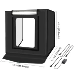 PULUZ 40cm Photo Studio Accessories Photography Lighting Equipment Softbox Shooting Tent Kit Studio Photo Portable Photo Studio