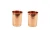 Import Pure Copper Water Dispenser Container Pot Matka with 2 Glass Tumblers - 6.5 litres (Brown)- Set of 3 Pieces from India