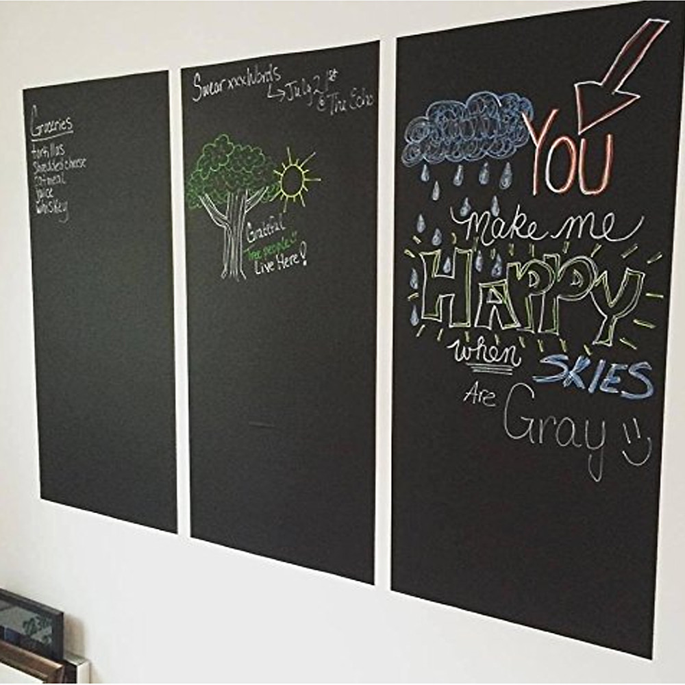 Buy Pvc Blackboard Stickers Chalkboard Notice Board Paper Vinyl Wall ...