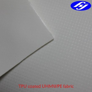 PVDF treated TPU coated UHMWPE fabric for membrane venues / military tents / airship
