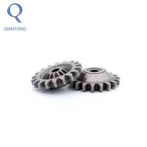 QIANTONG manufacturer Customized High Precision spare parts small Iron metal bevel gear for gear box/steering wheels