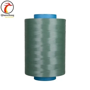 qianxilong uhmwpe fiber  army green  knitting yarns 800D more than  38g/D