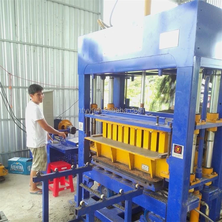 QT10-15 Full Automatic Hydraulic Cement Brick Making Machine